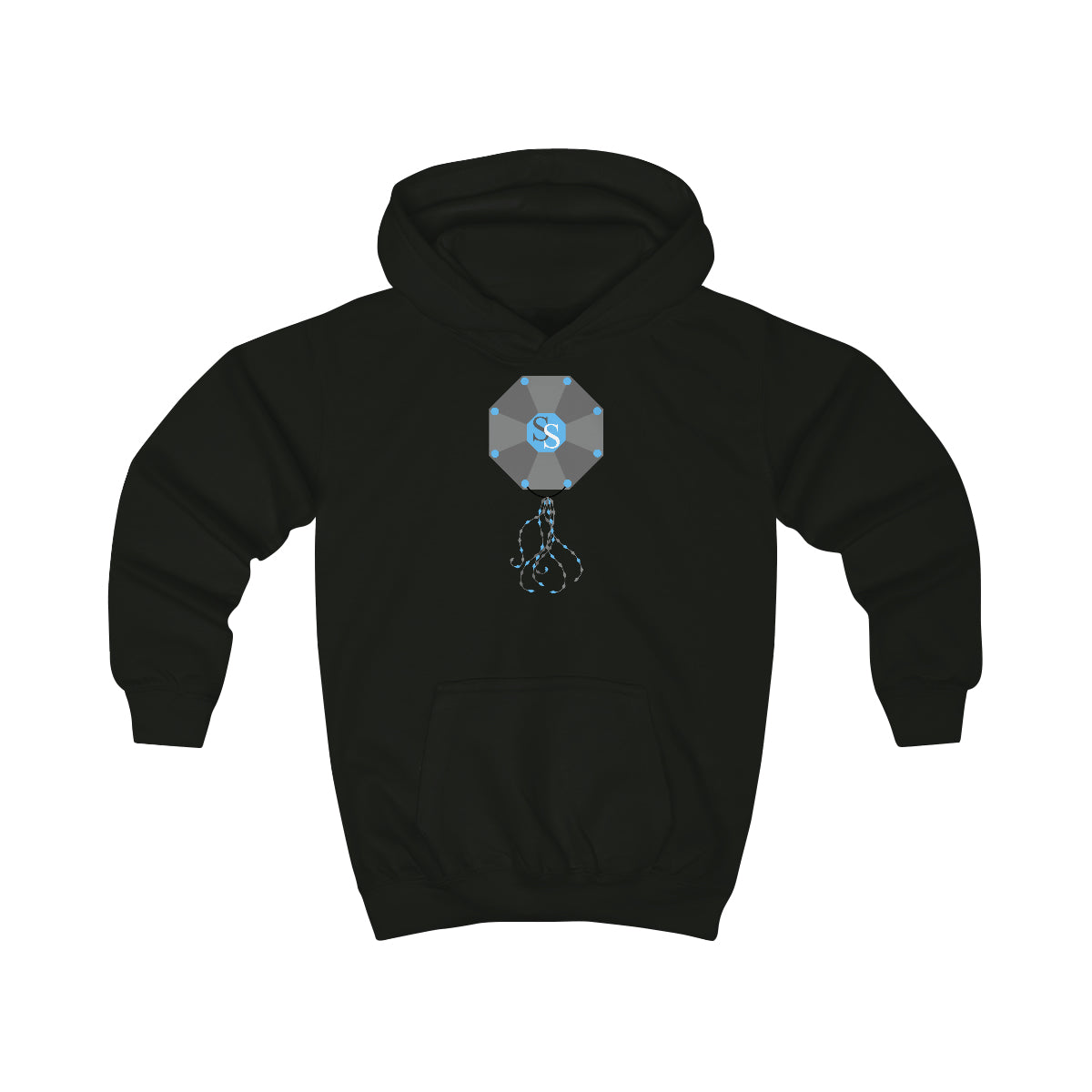 Sextagon Kite Kids Hoodie