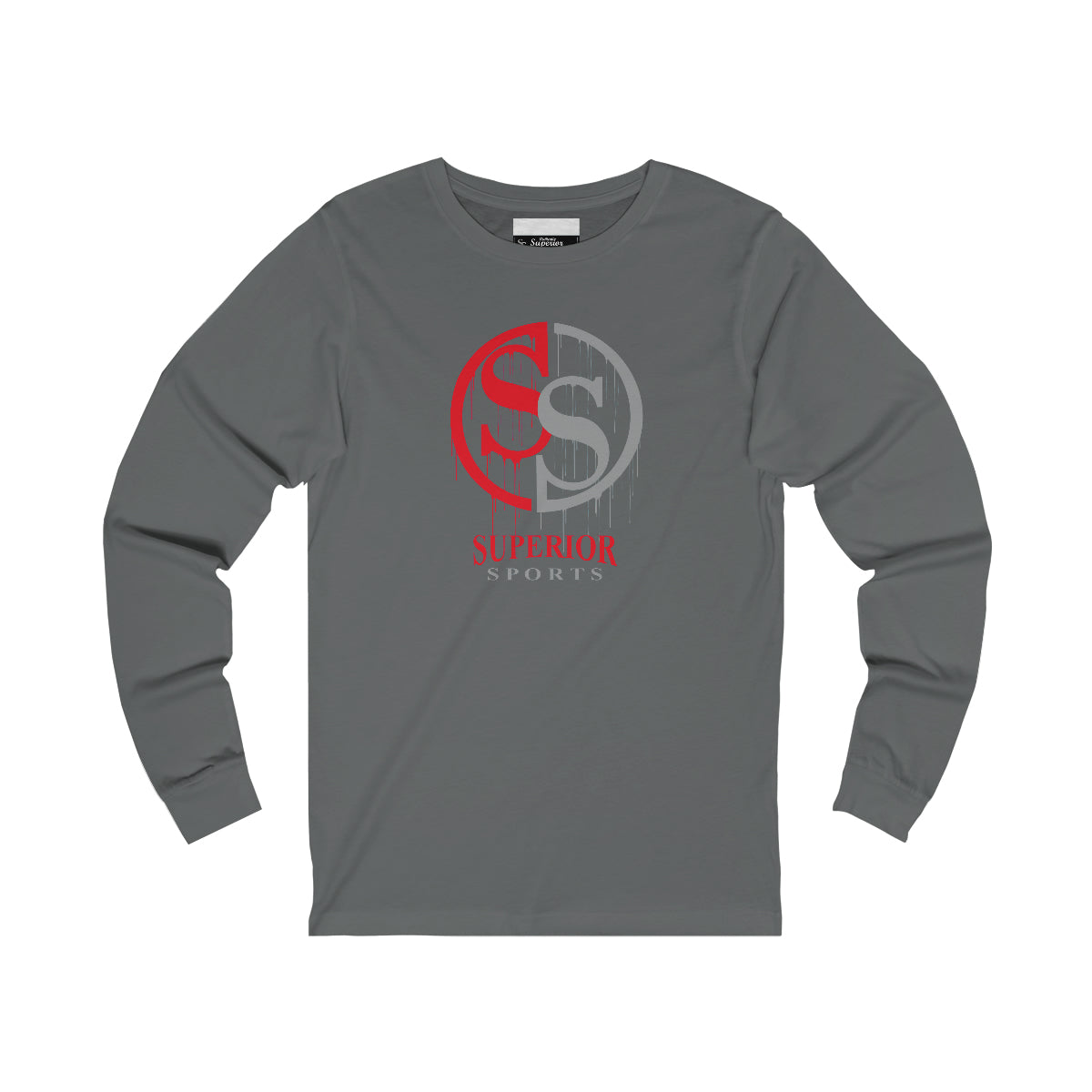 Men Long Sleeve SS Drip Tee