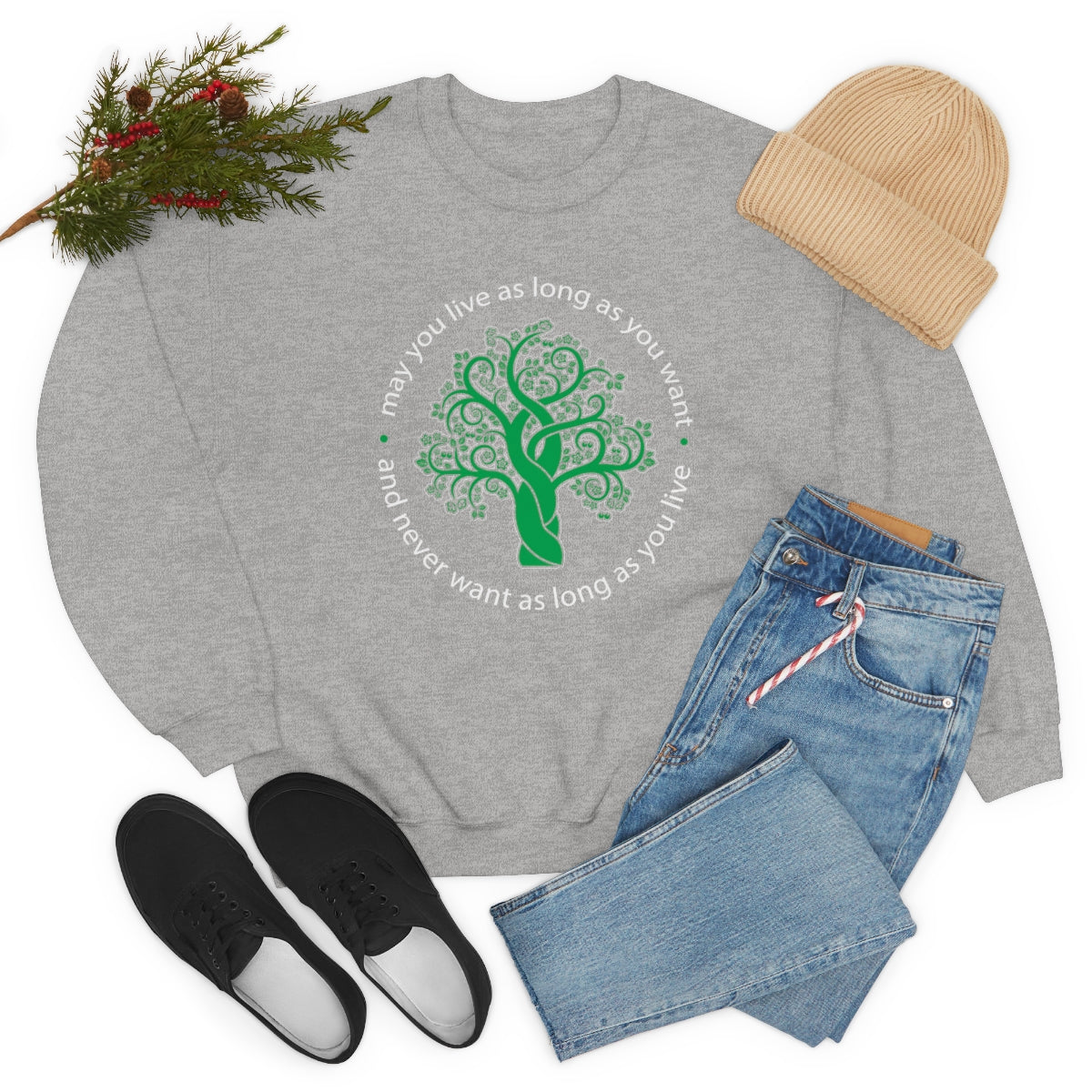 Ladies Sweatshirt Tree of life