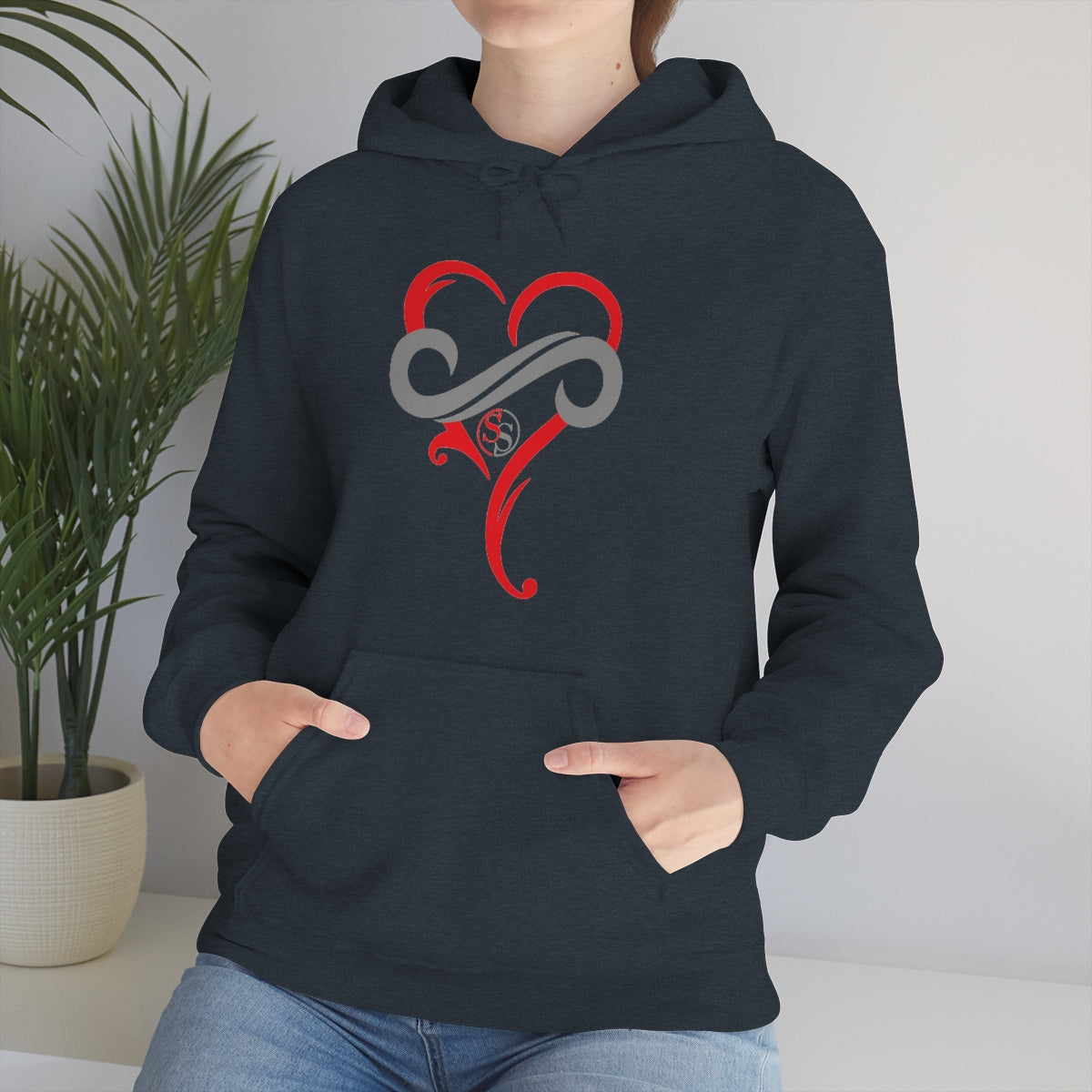 Ladies Hoodie Eternal Hearts