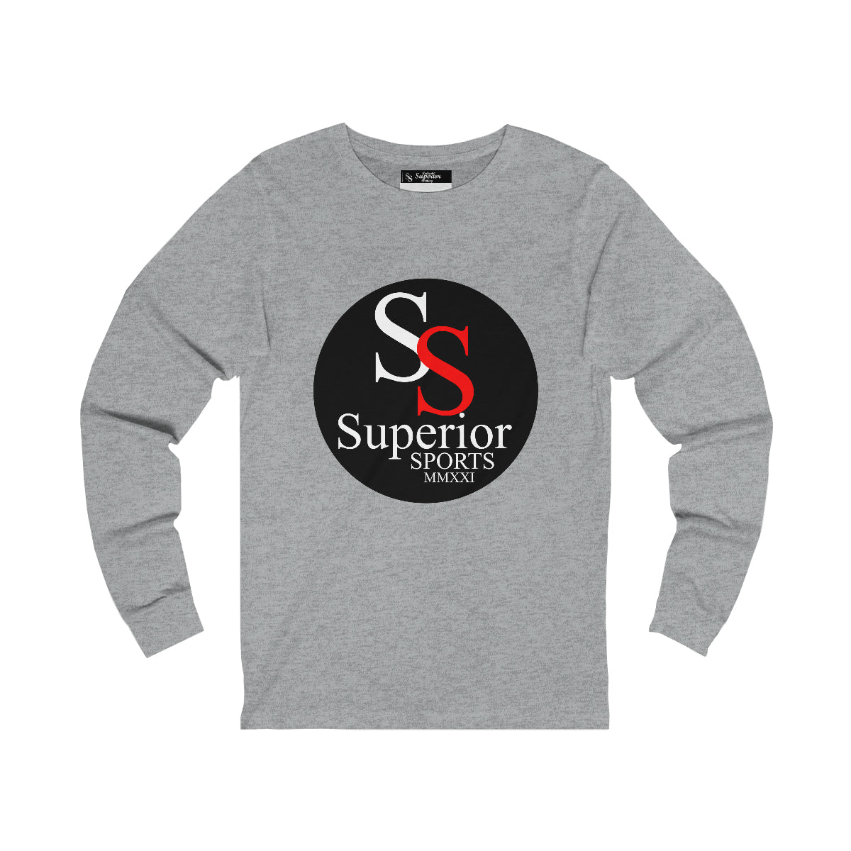 Men Long Sleeve Circle SS Tee