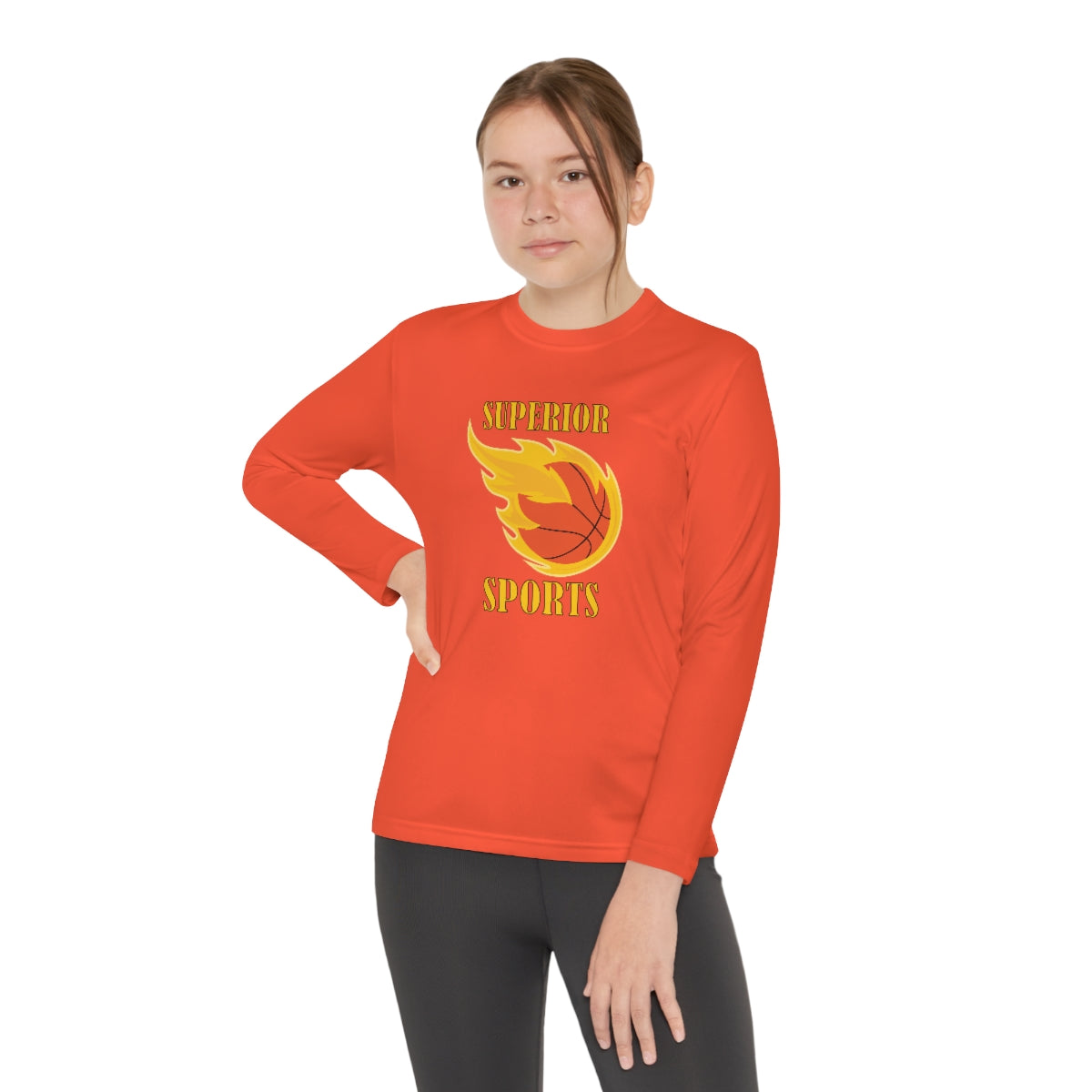 Kids Long Sleeve Sleeve Competitor Tee
