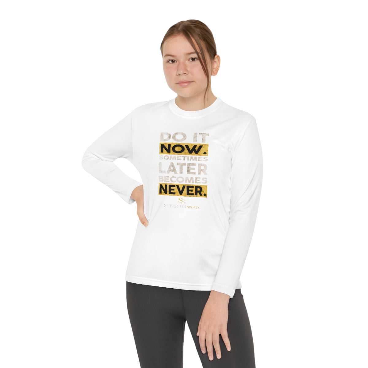 Kids Long Sleeve Competitor Tee
