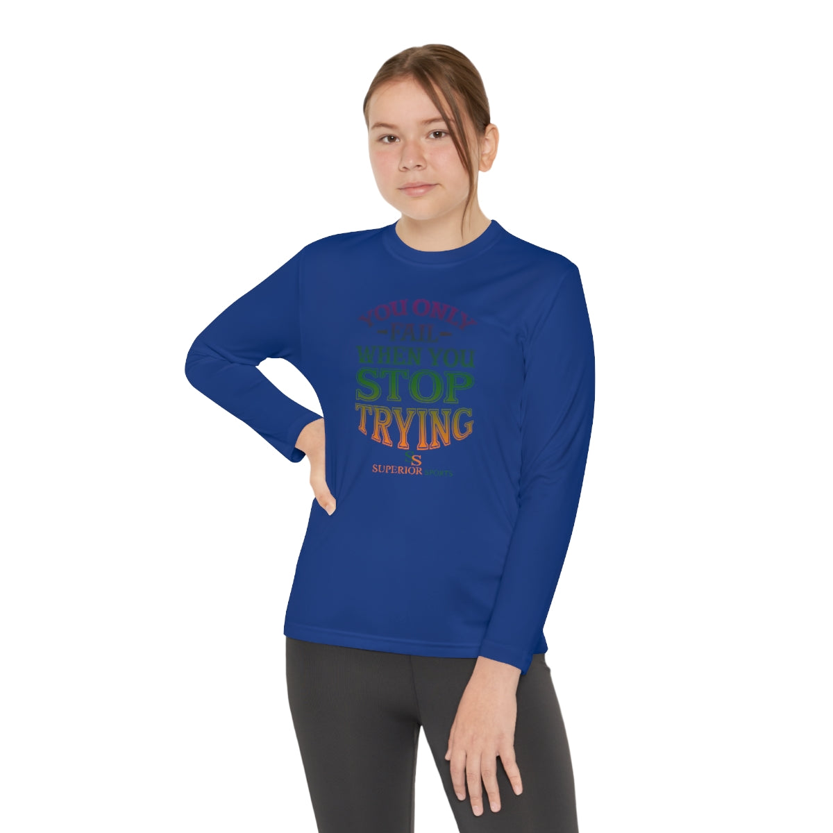 Kids Long Sleeve Competitor Tee