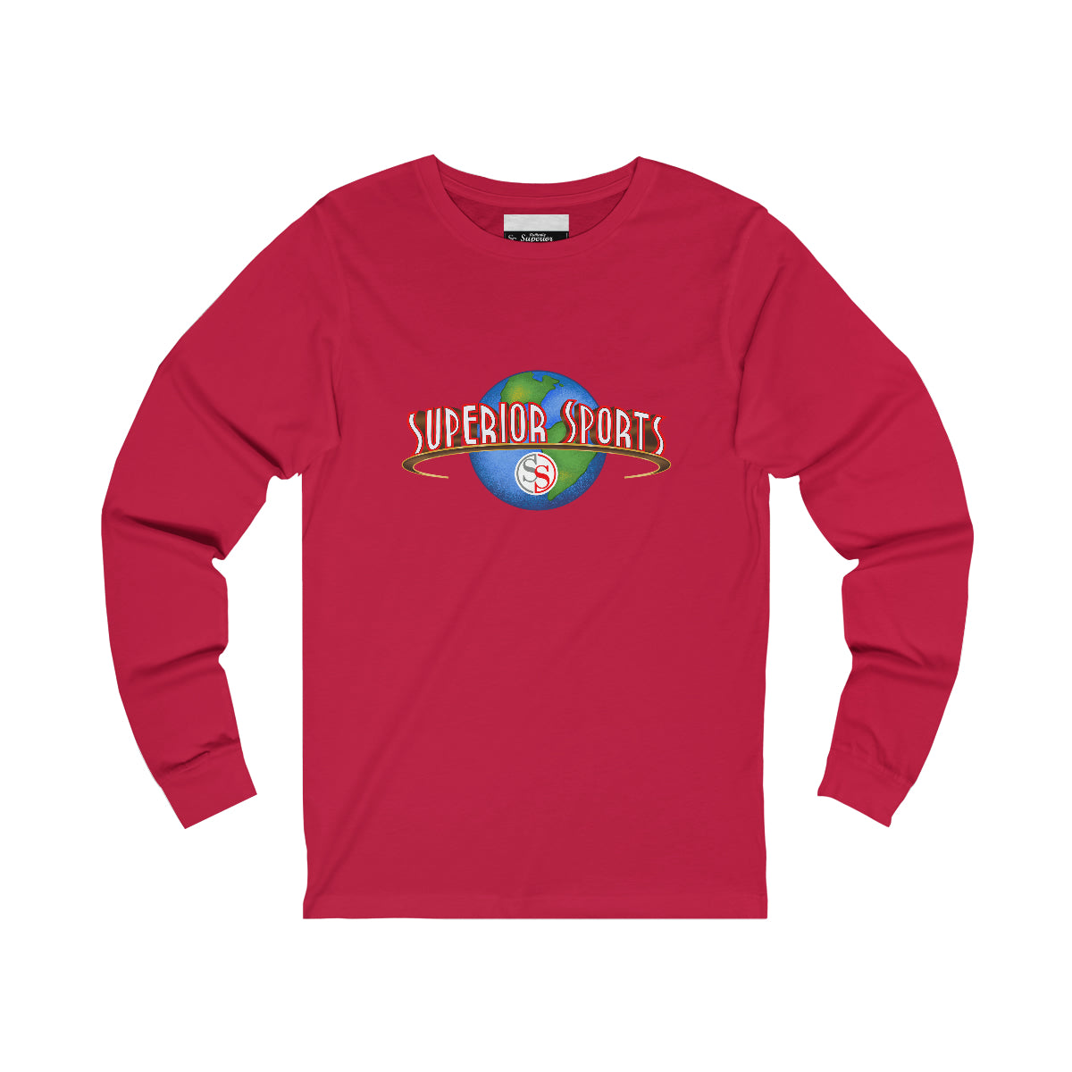 Men Long Sleeve Superior World Tee