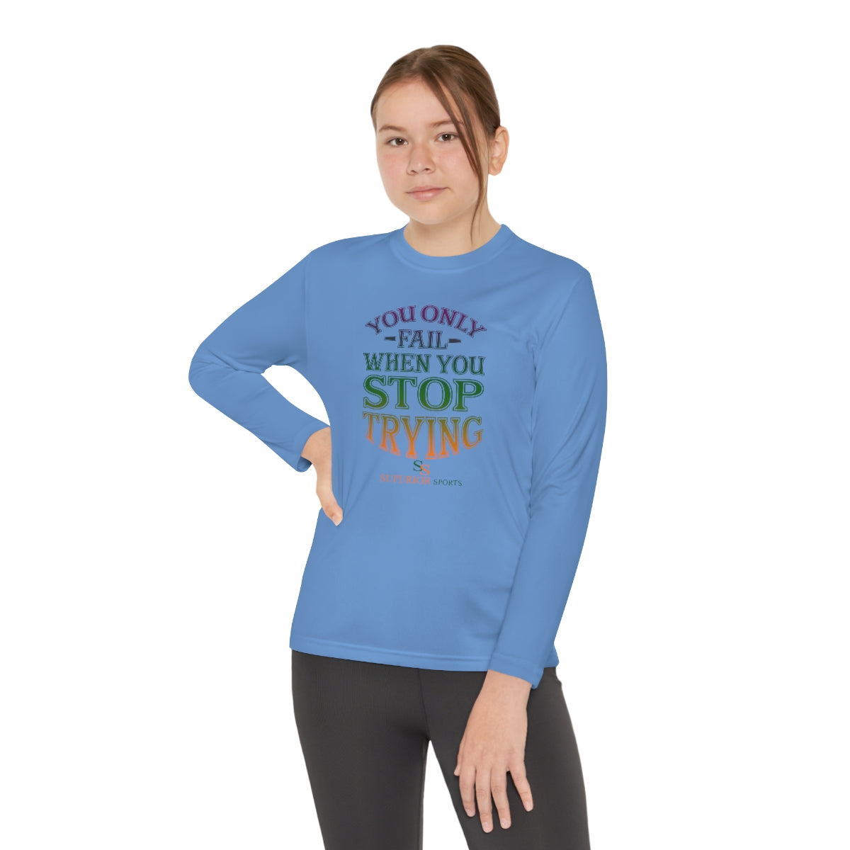 Kids Long Sleeve Competitor Tee