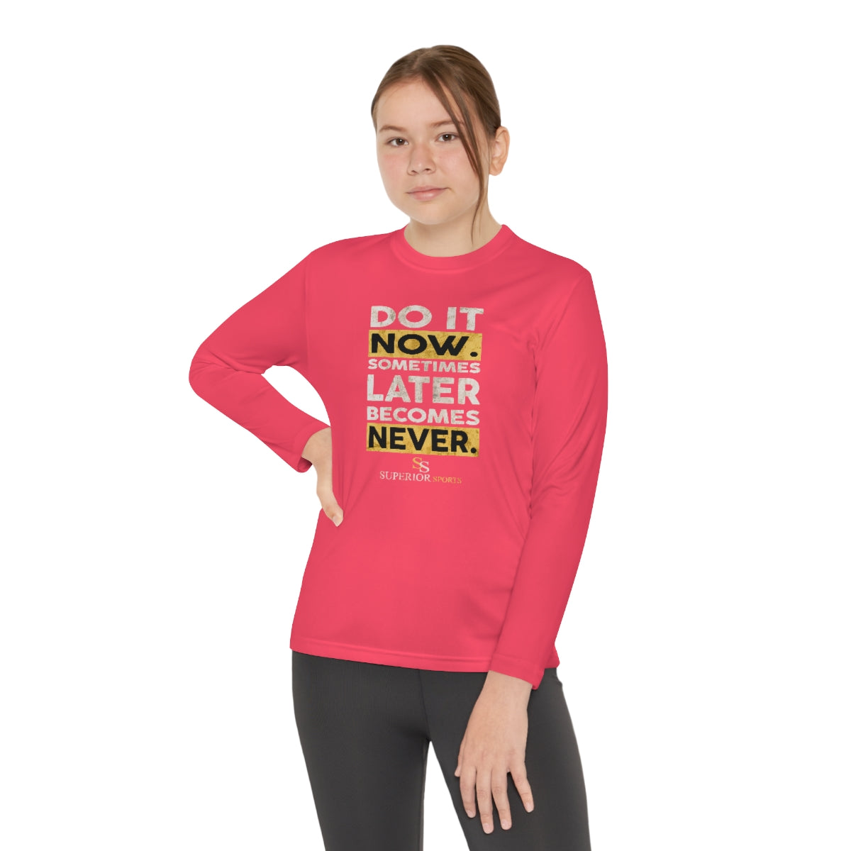 Kids Long Sleeve Competitor Tee