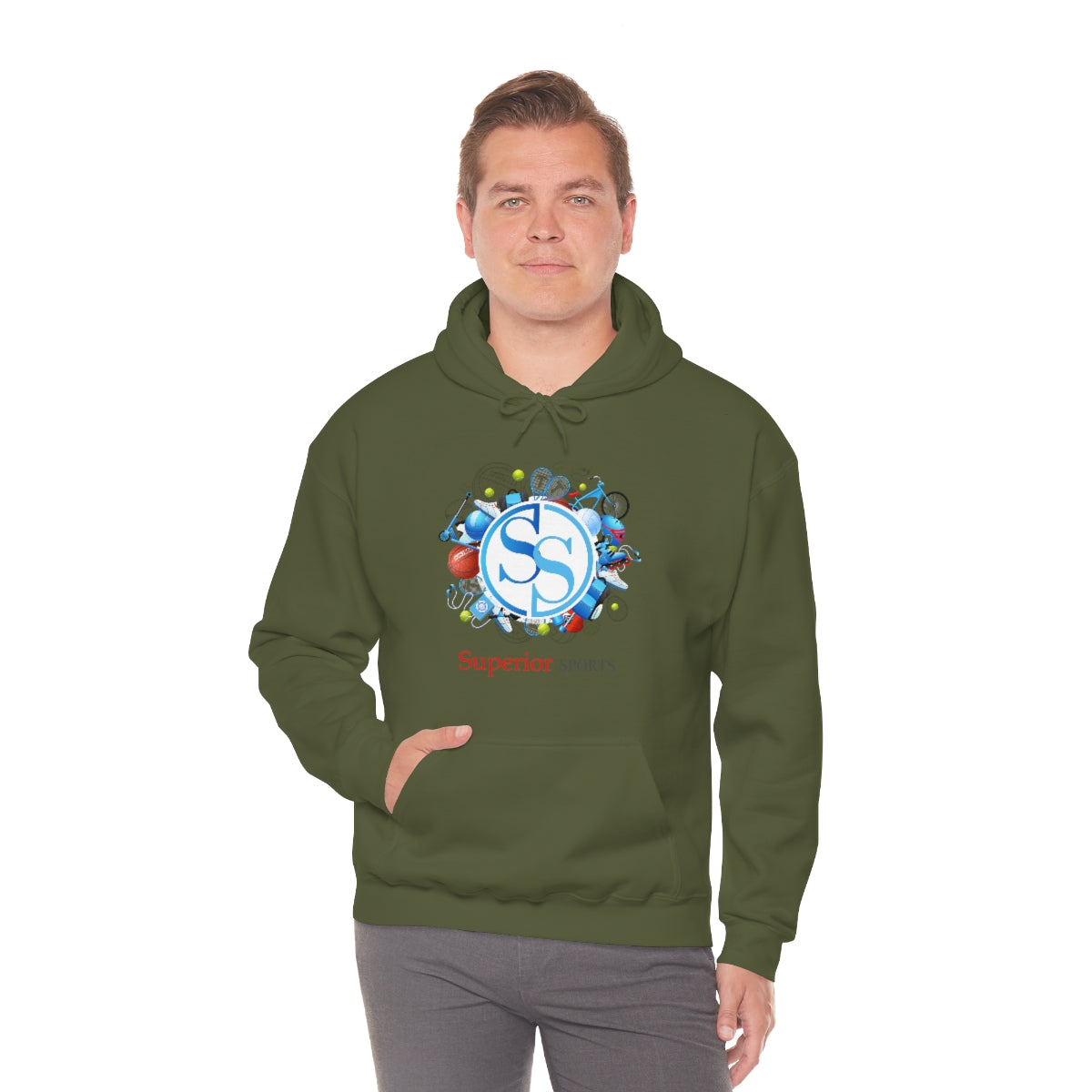 Men Hooded Sweatshirt