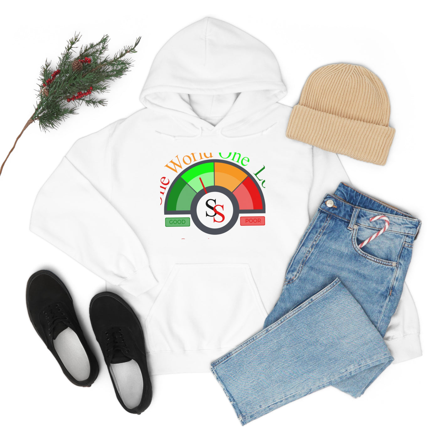 MEN HOODED SWEATSHIRT