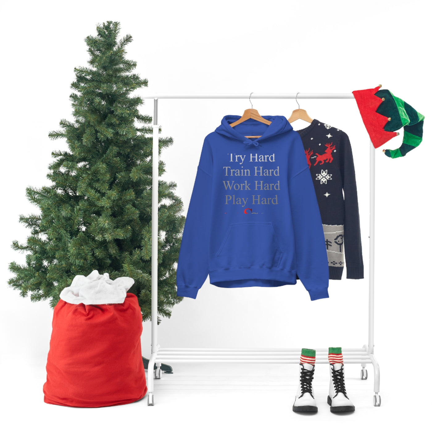 MEN HOODED SWEATSHIRT