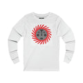 Men Long Sleeve Red Sun Tee