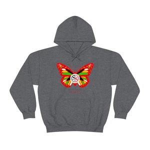 Ladies Hoodie Colorful Butterfly