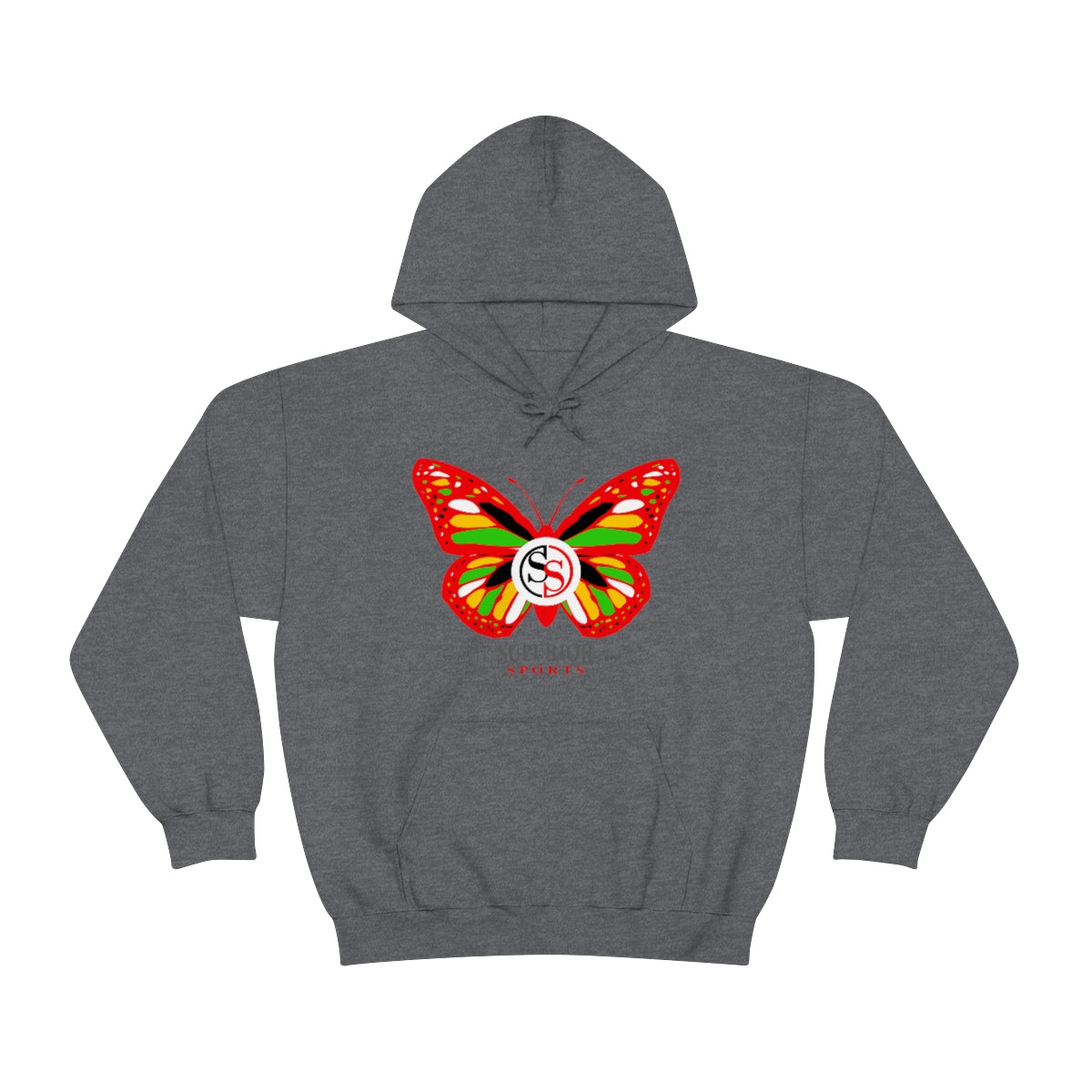 Ladies Hoodie Colorful Butterfly