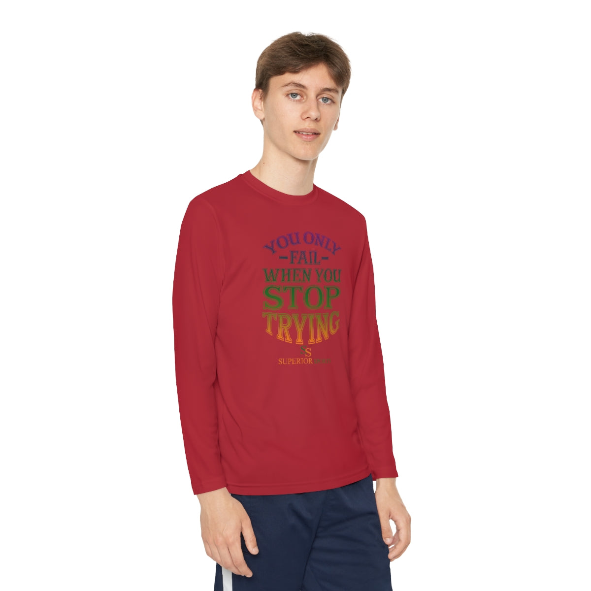 Kids Long Sleeve Competitor Tee
