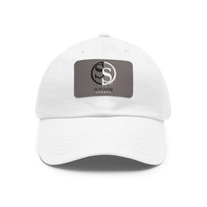 Dad Hat with Leather Patch