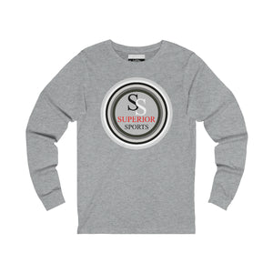 Men Long Sleeve Multi Gray Circles SS  Tee