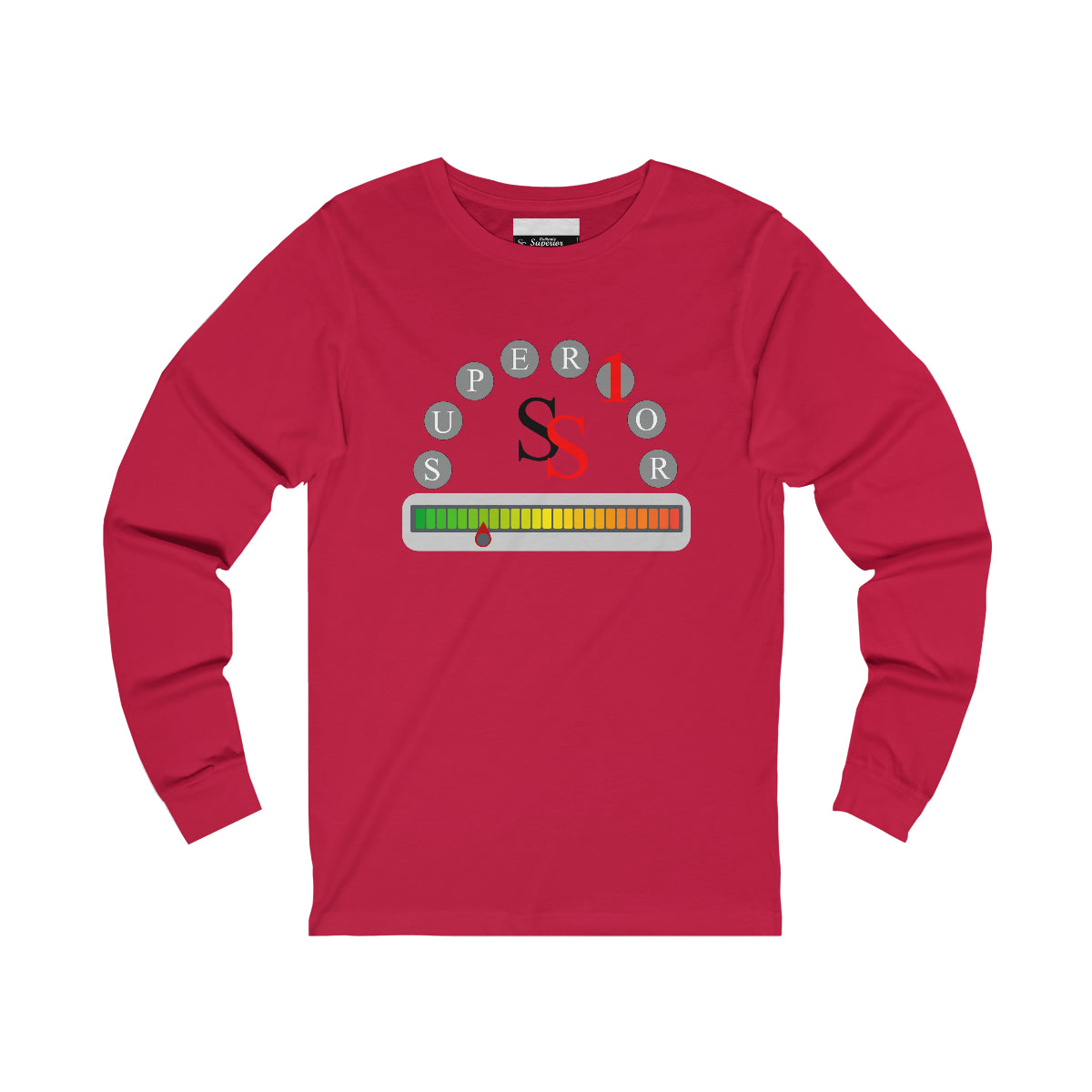Men Long Sleeve Semi Circle SS Tee