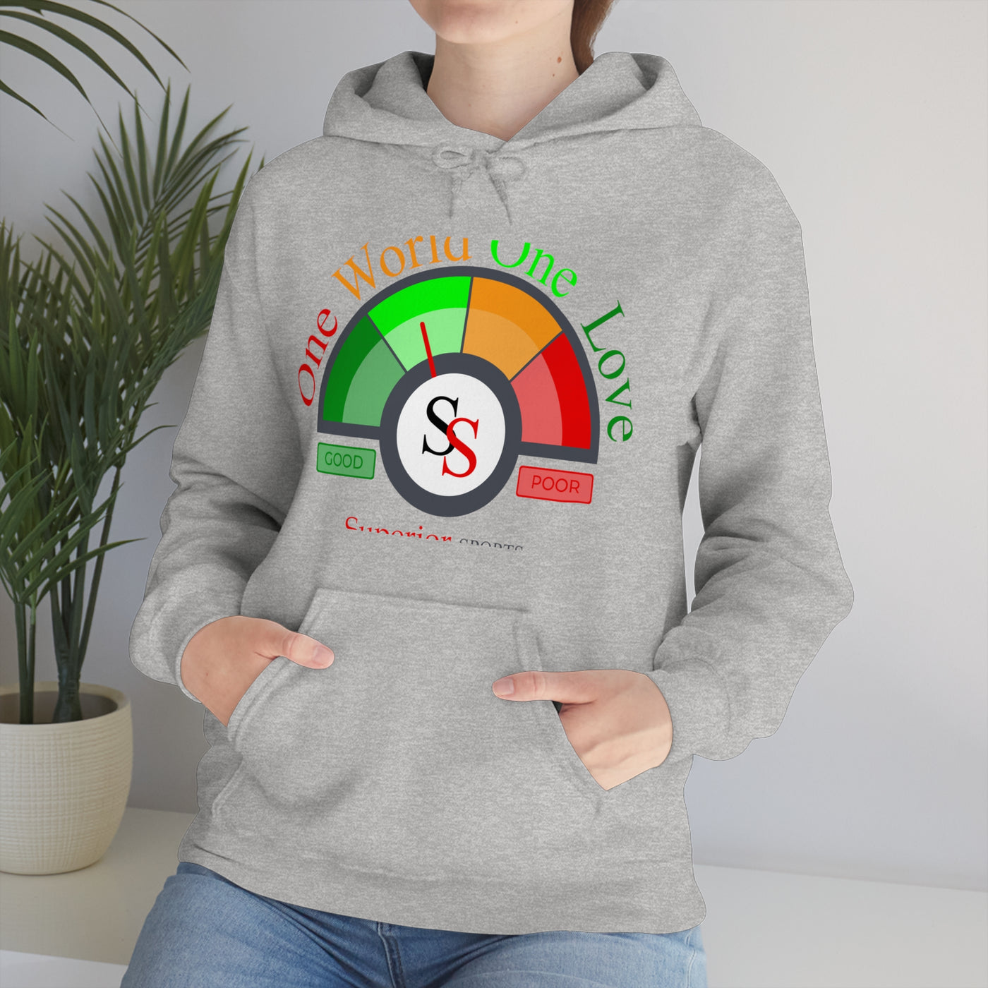 LADIES HOODED SWEATSHIRT