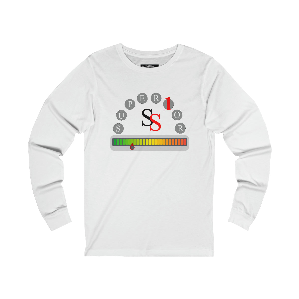 Men Long Sleeve Semi Circle SS Tee
