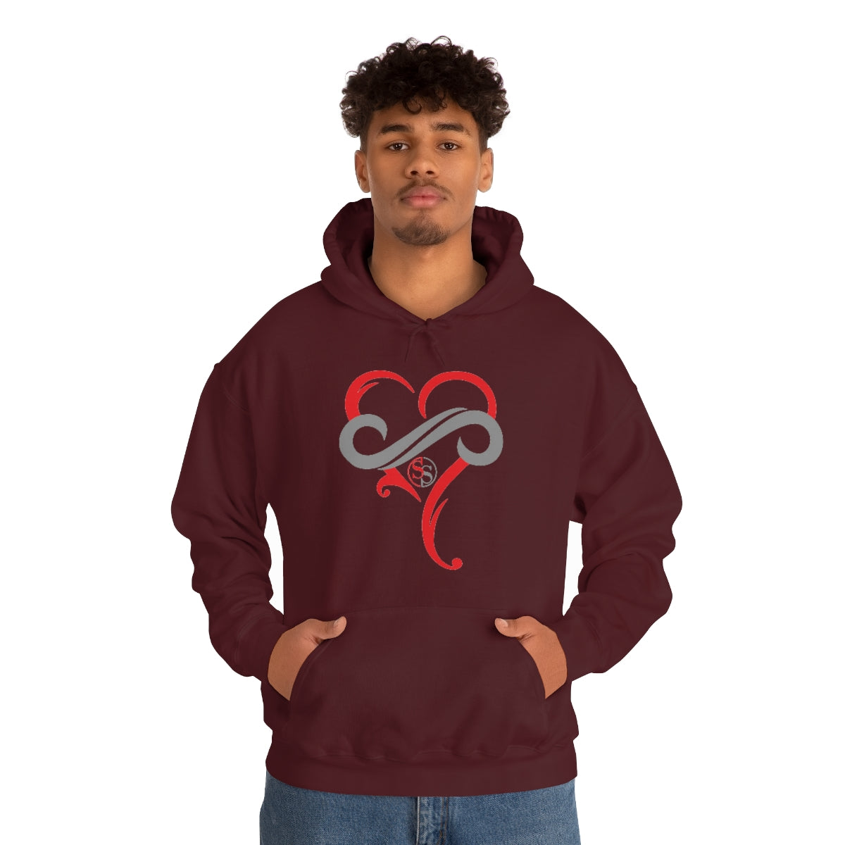 Ladies Hoodie Eternal Hearts