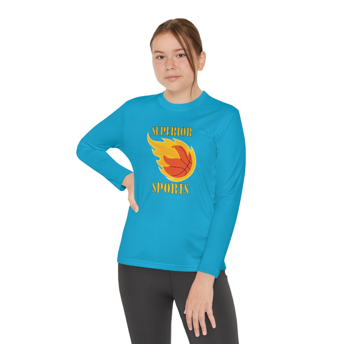 Kids Long Sleeve Sleeve Competitor Tee