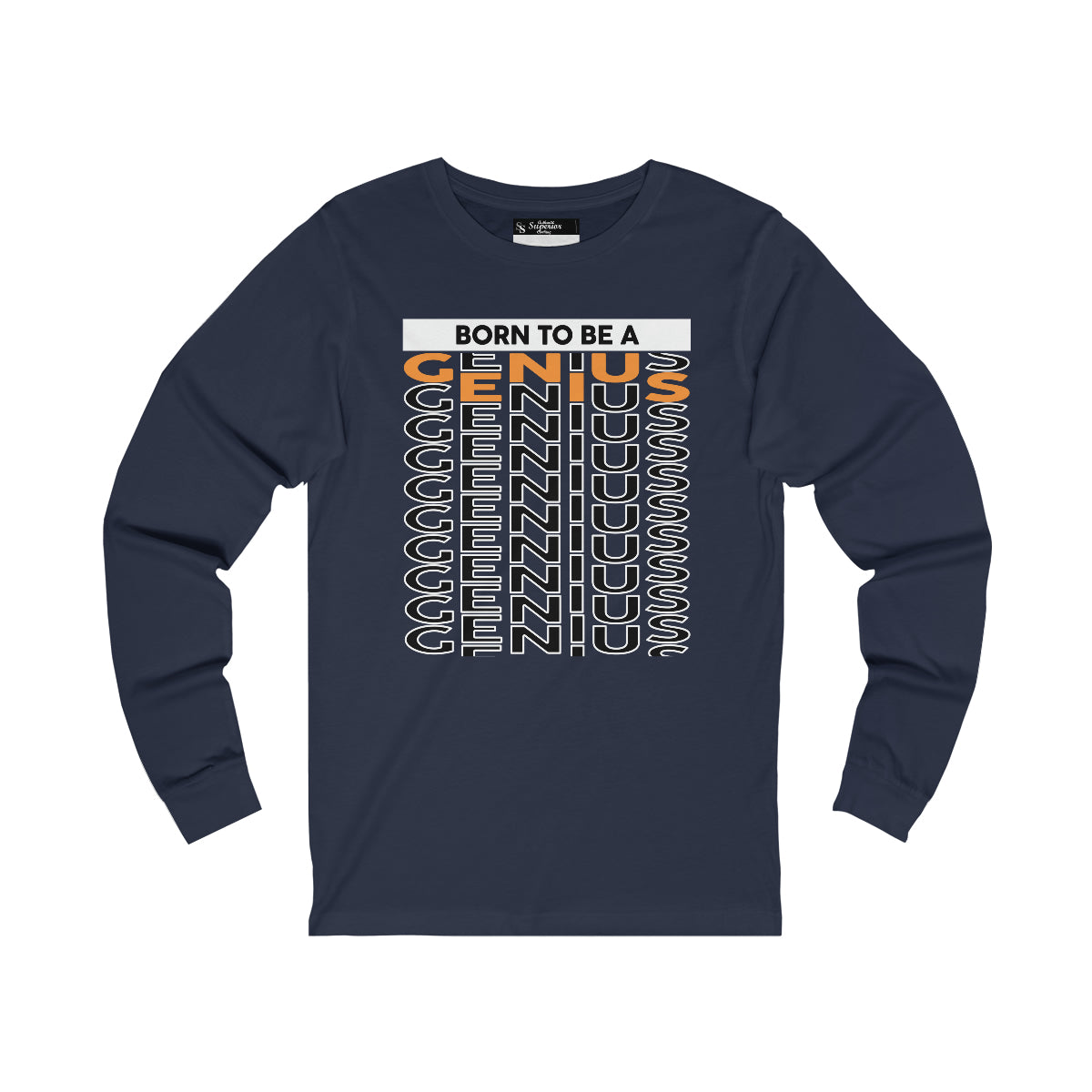 Men Long Sleeve Genius Tee