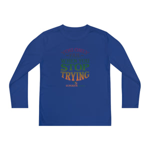 Kids Long Sleeve Competitor Tee