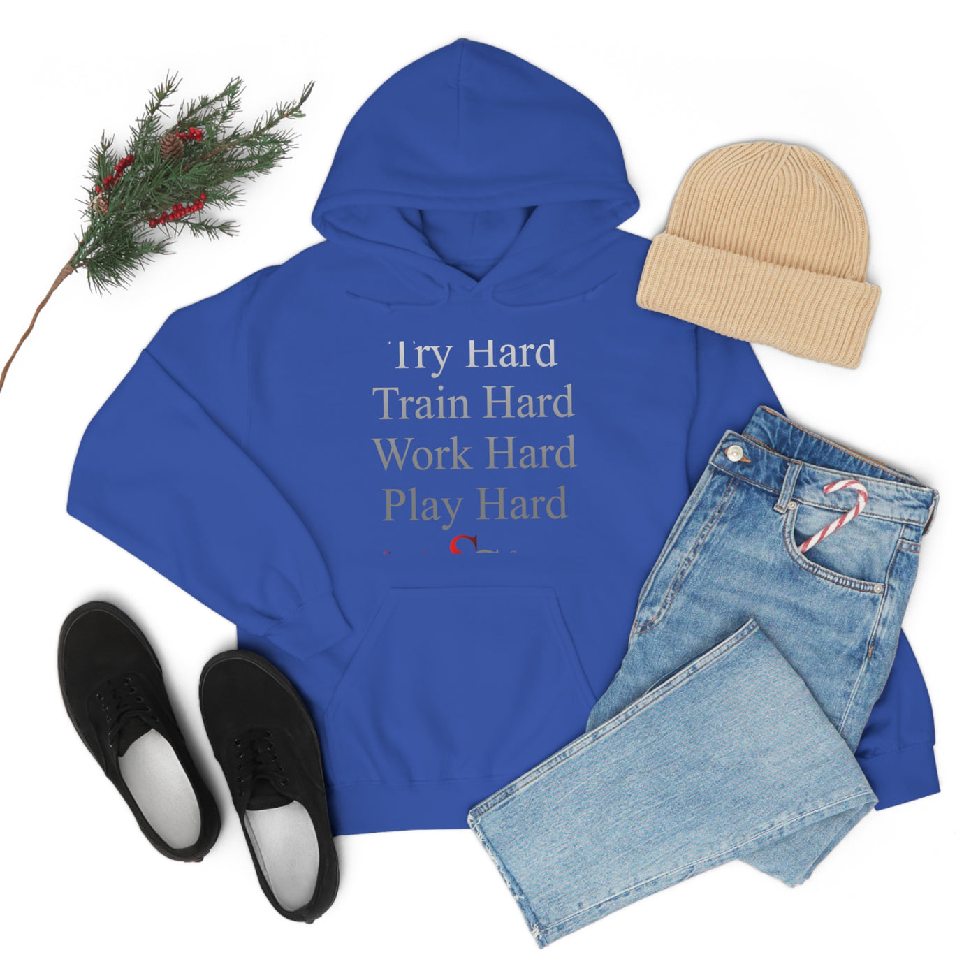 MEN HOODED SWEATSHIRT