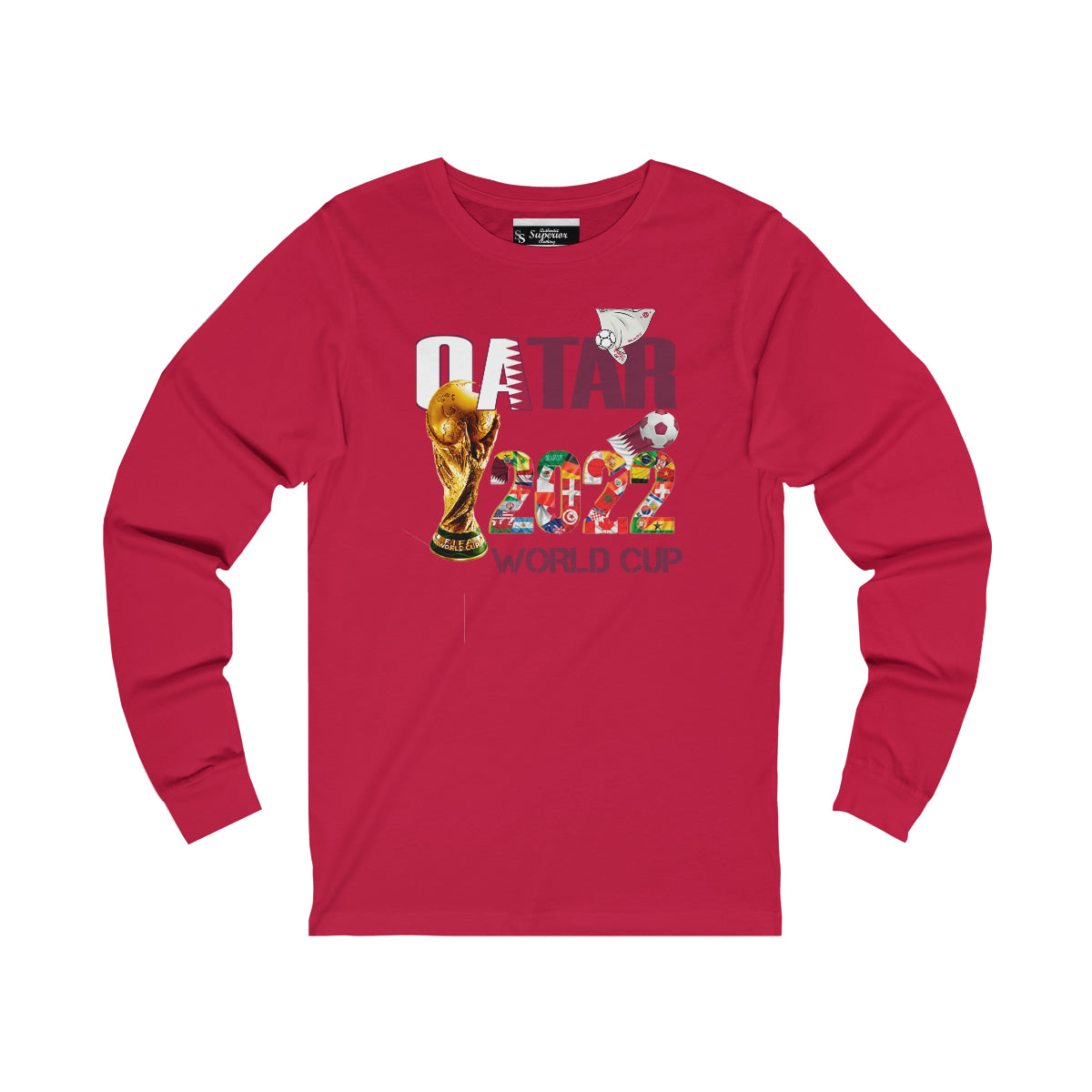 Qatar World Cup Unisex Jersey Long Sleeve Tee
