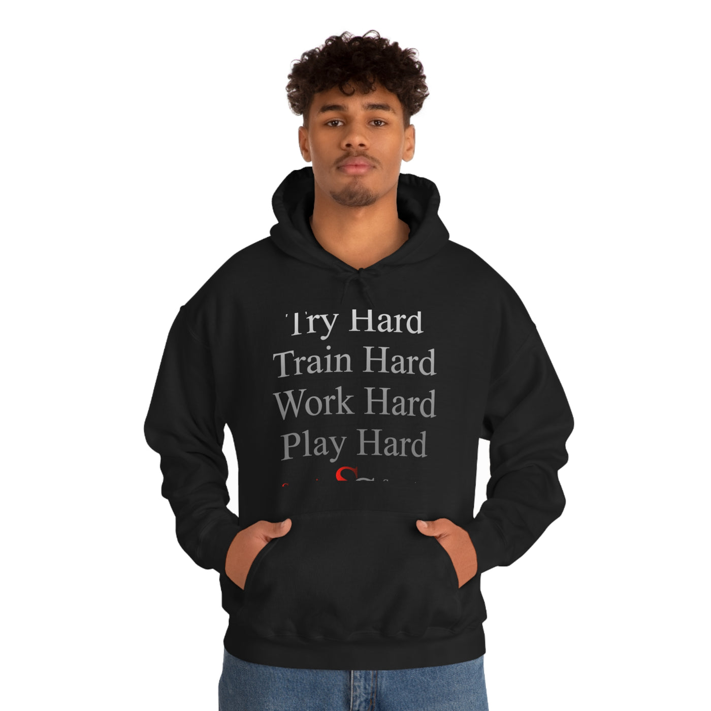MEN HOODED SWEATSHIRT