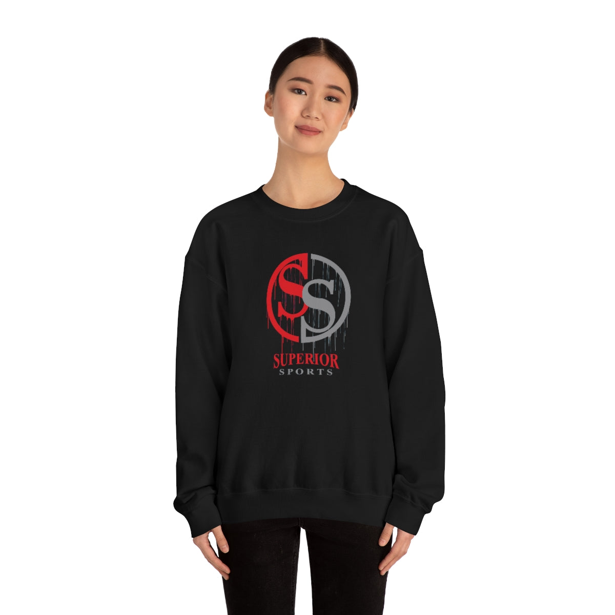 Men Double sided Crewneck Sweatshirt