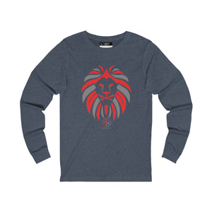 Men Long Sleeve Lion Long Sleeve Tee