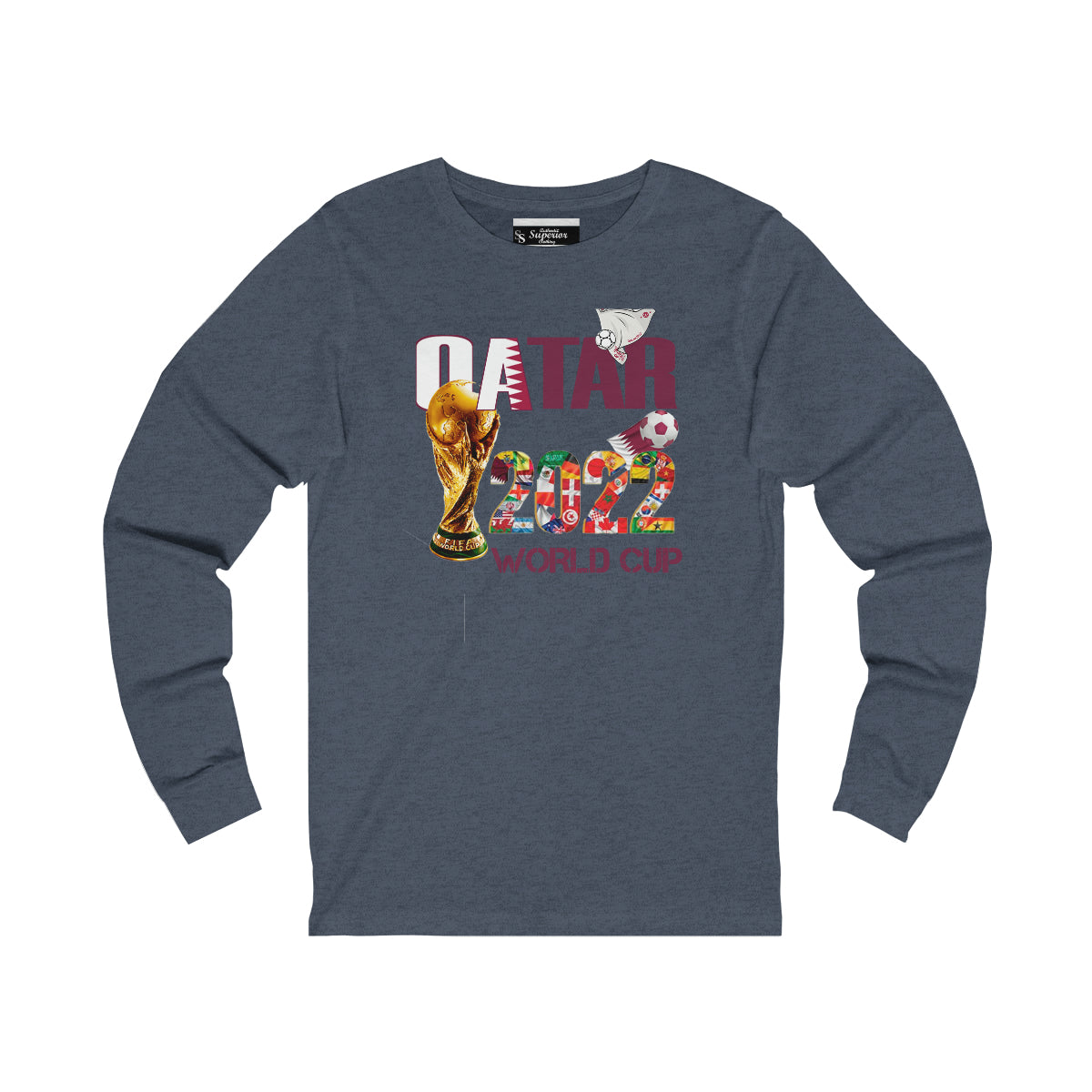 Qatar World Cup Unisex Jersey Long Sleeve Tee