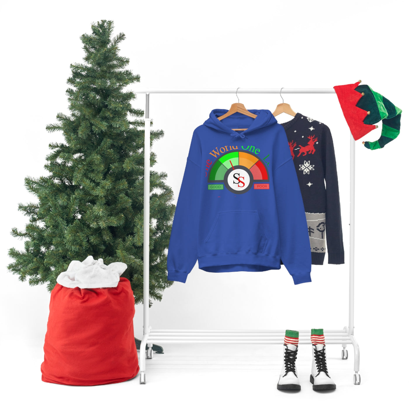MEN HOODED SWEATSHIRT