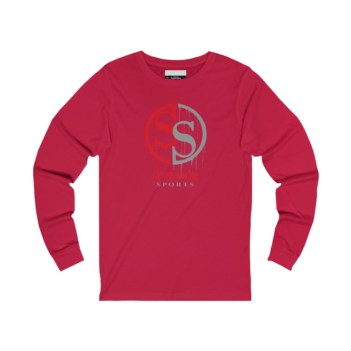 Men Long Sleeve SS Drip Tee