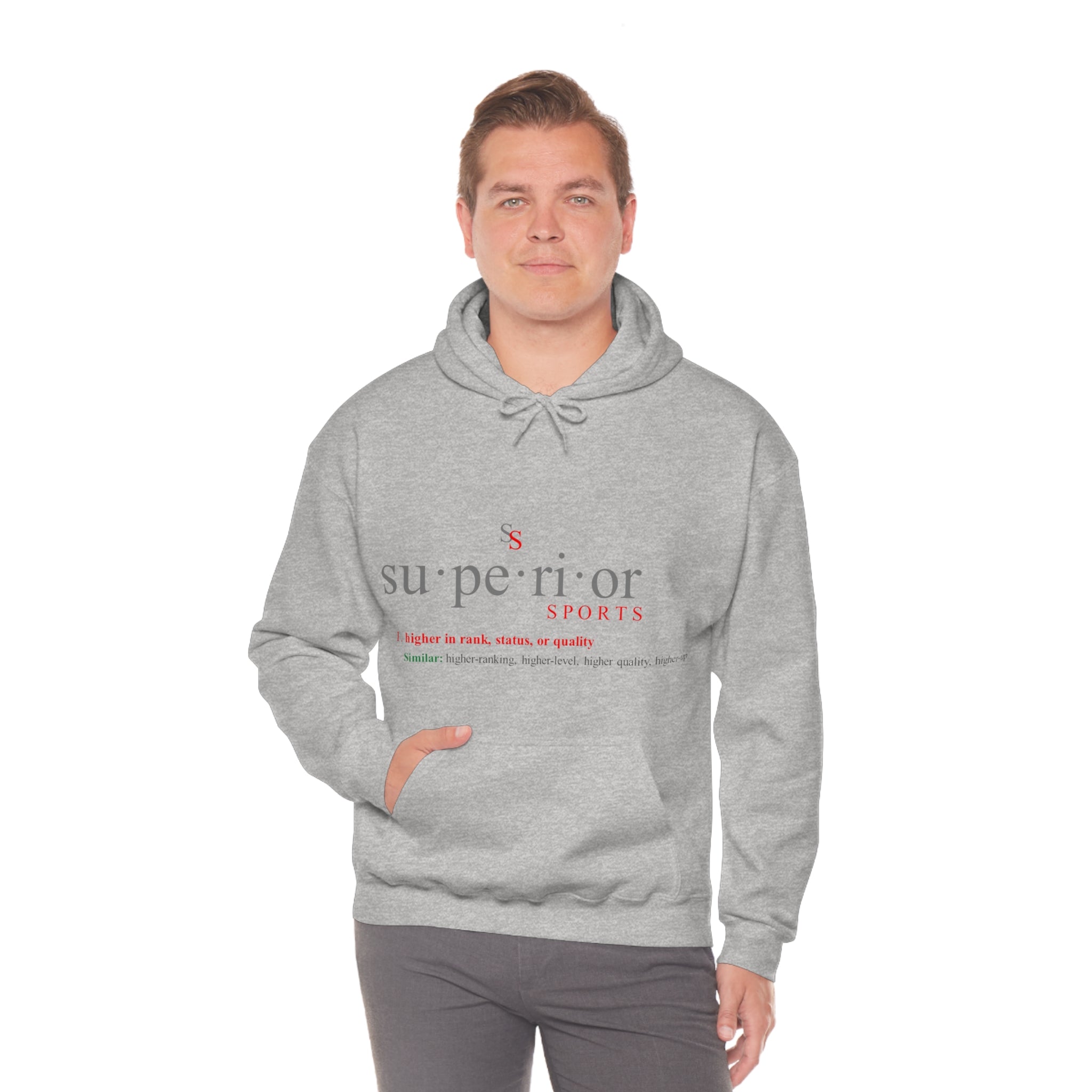 MEN HOODED SWEATSHIRT