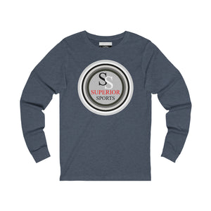 Men Long Sleeve Multi Gray Circles SS  Tee