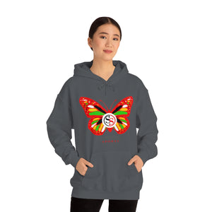 Ladies Hoodie Colorful Butterfly