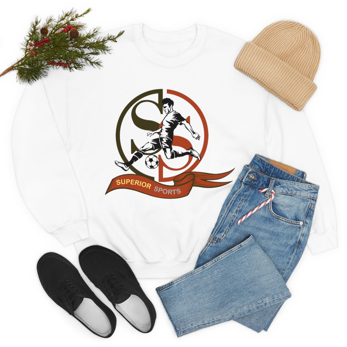 Men Long Sleeve Left Foot SS Soccer