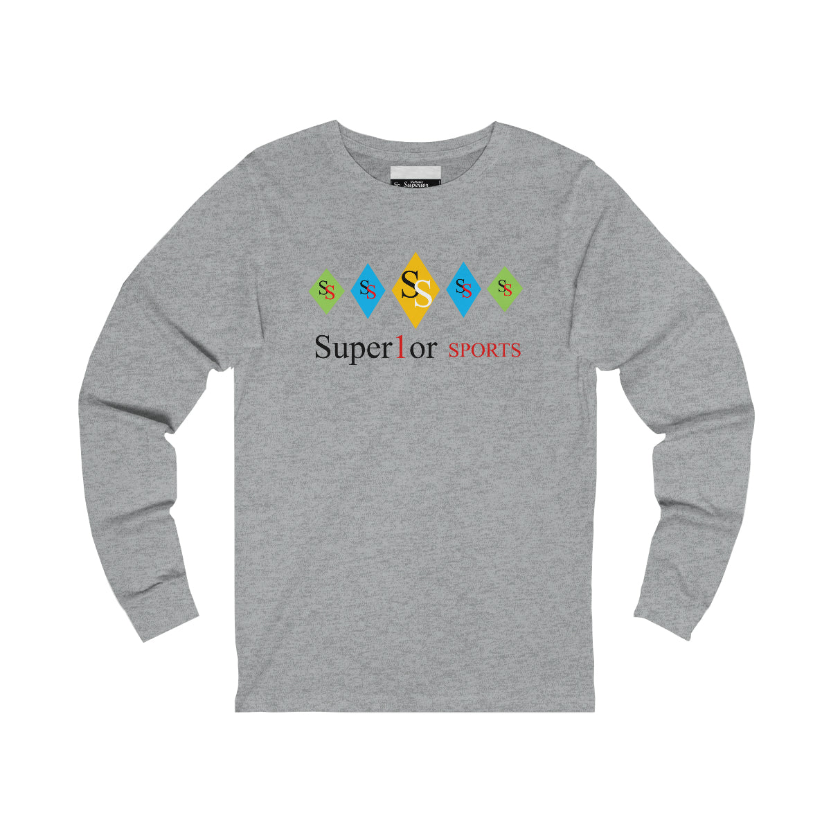 Men Long Sleeve 5 Diamonds Tee
