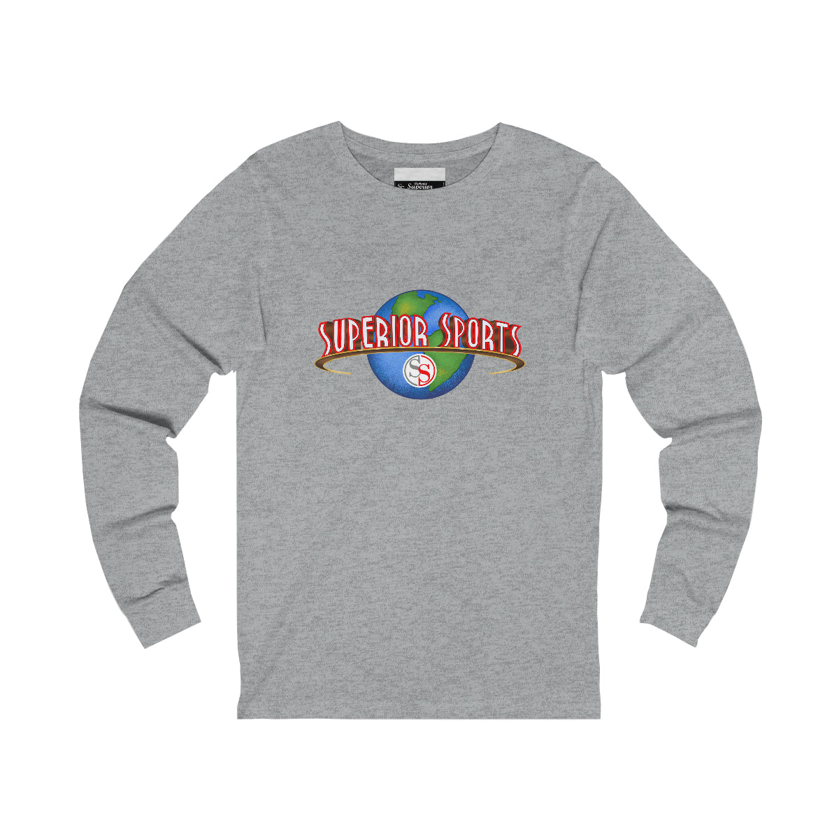Men Long Sleeve Superior World Tee