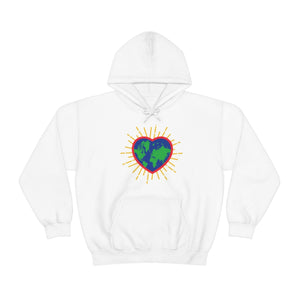Ladies Hoodie Love Heart