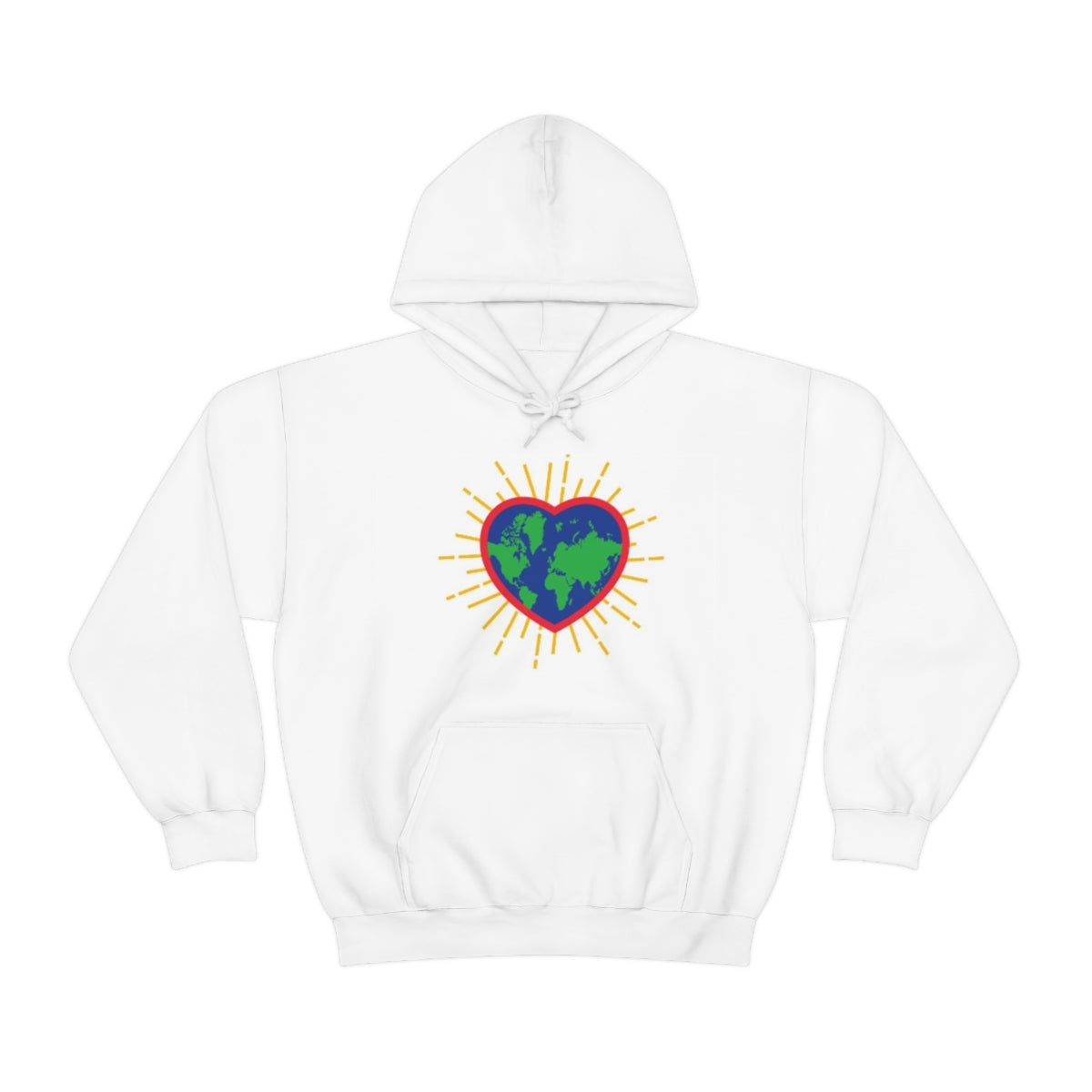 Ladies Hoodie Love Heart