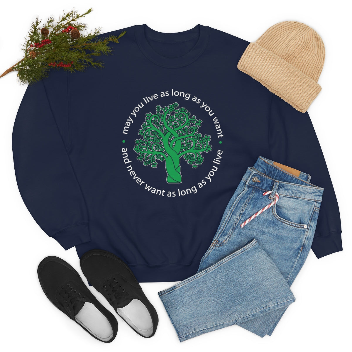 Ladies Sweatshirt Tree of life
