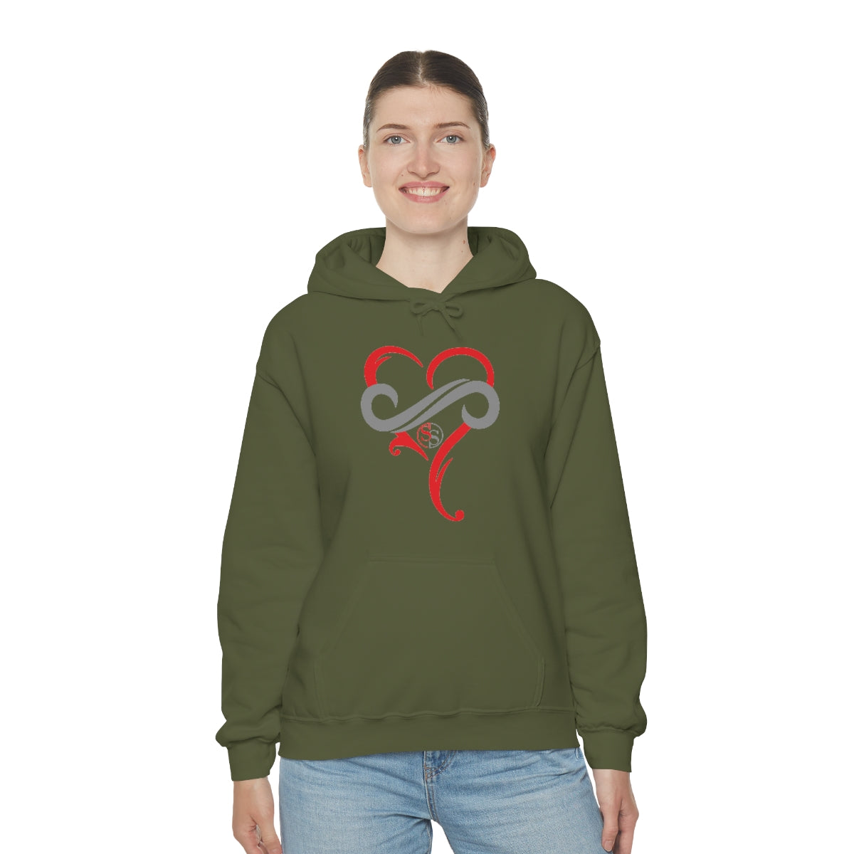Ladies Hoodie Eternal Hearts