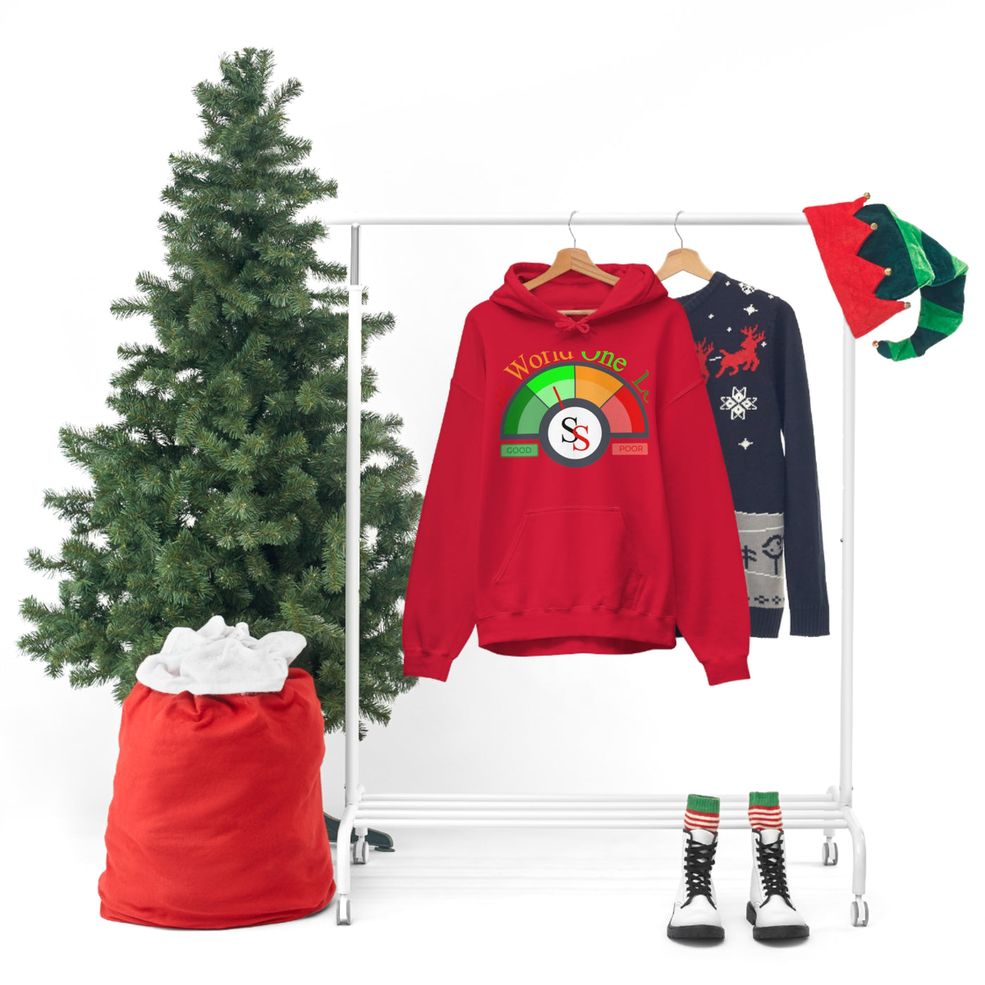 MEN HOODED SWEATSHIRT