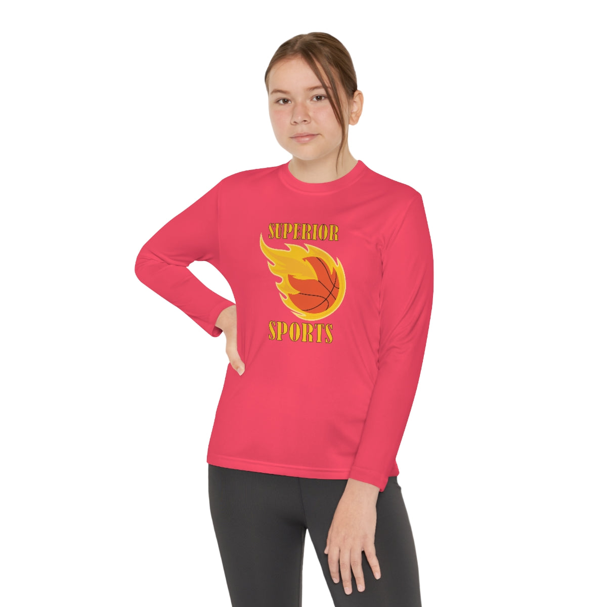Kids Long Sleeve Sleeve Competitor Tee