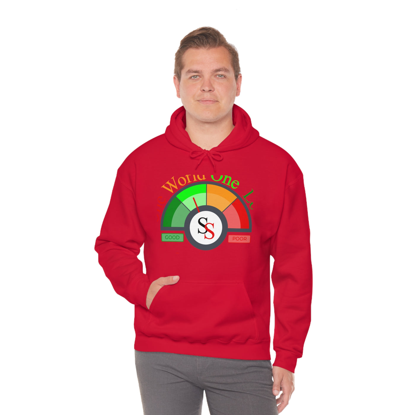 MEN HOODED SWEATSHIRT