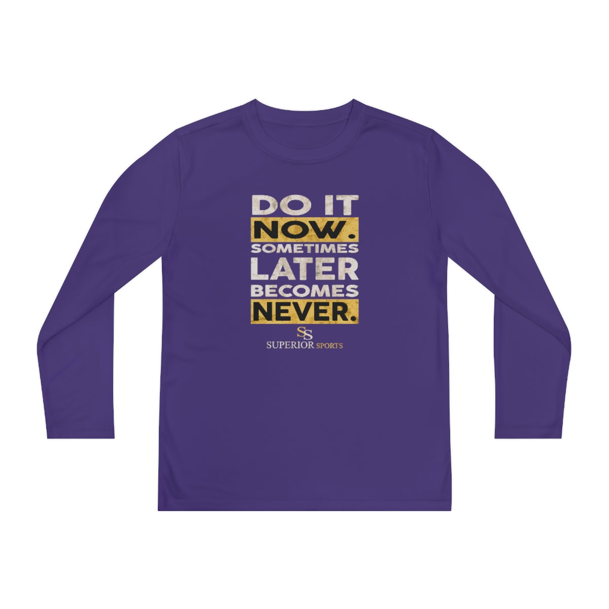 Kids Long Sleeve Competitor Tee