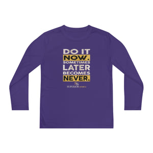 Kids Long Sleeve Competitor Tee